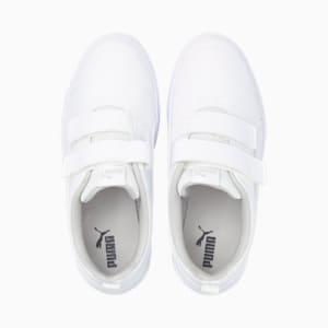 Courtflex V2 V Kids' Sneakers, Puma White-Gray Violet, extralarge-IND