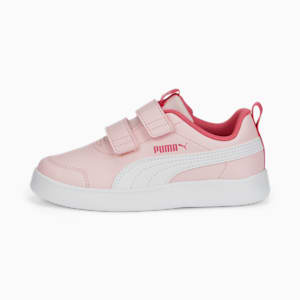 Courtflex V2 Kids' Sneakers, Almond Blossom-Puma White