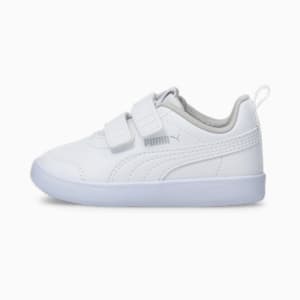 Courtflex V2 Babies' Trainers, Puma White-Gray Violet, extralarge-GBR