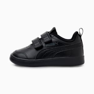 Courtflex V2 Babies' Trainers, Puma Black-Dark Shadow, extralarge-GBR
