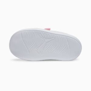 Courtflex V2 Babies' Trainers, Almond Blossom-Puma White