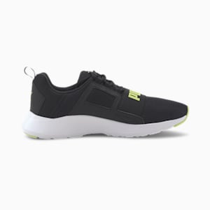 Wired Cage Unisex Sneakers, Puma Black-Sharp Green