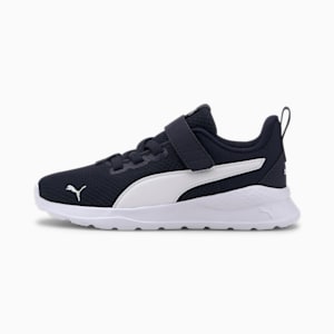 Anzarun Lite Kids' Trainers, Peacoat-Puma White