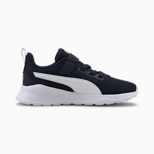 Anzarun Lite Kids' Trainers, Peacoat-Puma White
