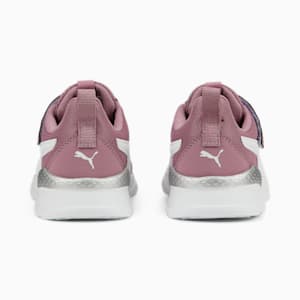 Anzarun Lite Kids' Trainers, Pale Grape-Puma White-Puma Silver