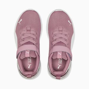 Anzarun Lite Kids' Trainers, Pale Grape-Puma White-Puma Silver