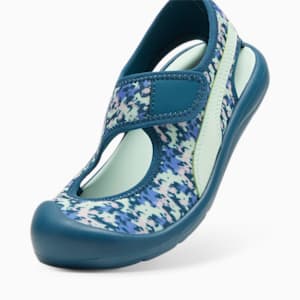 Aquacat Kid's Sandals, Ocean Tropic-Fresh Mint-Grape Mist-Blue Skies, extralarge-IND