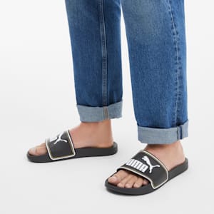 Leadcat FTR Unisex Slides, Puma Black-Puma Team Gold-Puma White