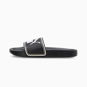 Leadcat FTR Unisex Slides, Puma Black-Puma Team Gold-Puma White