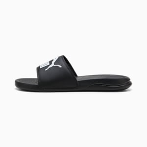 Popcat 20 Unisex Slides, Puma Black-Puma Black-Puma White, extralarge-IND