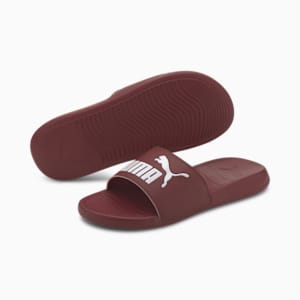 Popcat 20 Unisex Slides, Red Dahlia-Puma White