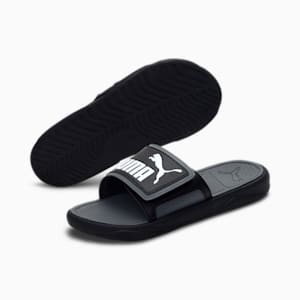Royalcat Comfort Slides, Puma Black-CASTLEROCK-Puma White, extralarge-IND