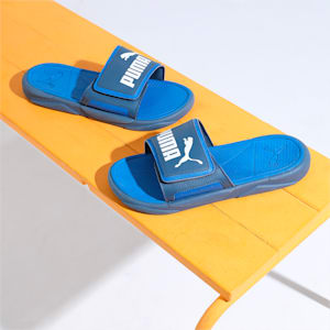 Puma blue slippers & flip flops top