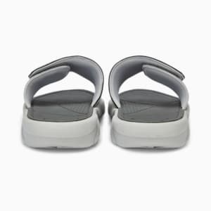 Royalcat Comfort Unisex Slides, Steel Gray-Puma White