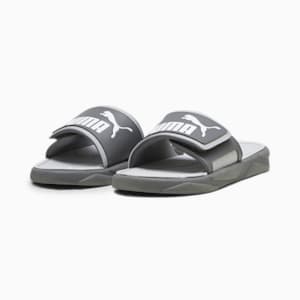 Royalcat Comfort Unisex Slides, Flat Medium Gray-PUMA White-Flat Light Gray, extralarge-IND