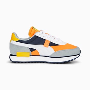 Future Rider Play On Youth Sneakers, Ultra Orange-PUMA White, extralarge-IND