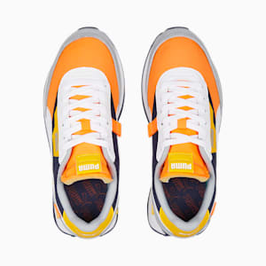Future Rider Play On Youth Sneakers, Ultra Orange-PUMA White