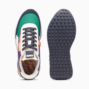 Tenis Adolescente Future Rider Play On, Archive Green-Purple Pop, extralarge