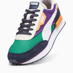 Tenis Adolescente Future Rider Play On, Archive Green-Purple Pop, extralarge