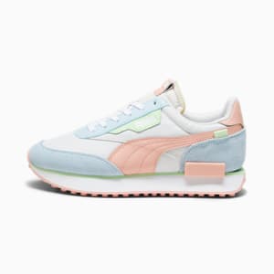 Future Rider Play On Youth Sneakers, Feather Gray-Poppy Pink, extralarge-IND