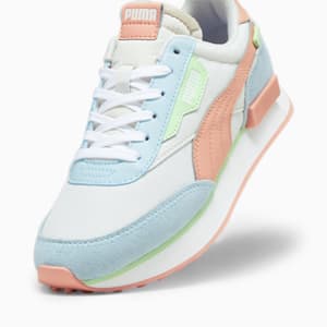 Future Rider Play On Youth Sneakers, Feather Gray-Poppy Pink, extralarge-IND