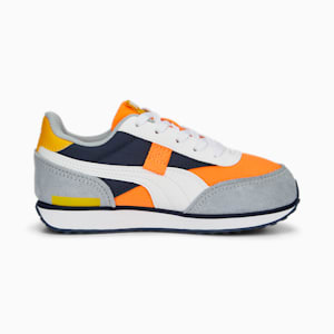 Future Rider Play On Kids' Trainers, Ultra Orange-PUMA White