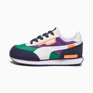 Tenis Niños Future Rider Play On, Archive Green-Purple Pop, extralarge