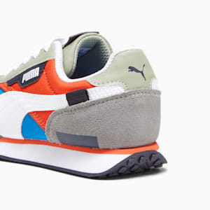 Tenis Niños Future Rider Play On, Racing Blue-Hot Heat, extralarge