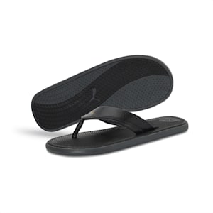 PUMA x one8 Stark MU Men's Flip Flops, Puma Black-Puma Team Gold-Dark Shadow, extralarge-IND