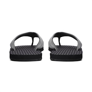 Shiatsu Men's Flip-Flops, Charcoal Gray-Puma Black, extralarge-IND