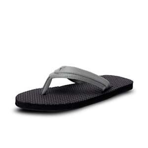 Shiatsu Men's Slippers, Charcoal Gray-Puma Black, extralarge-IND