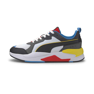 X-RAY Unisex Sneakers, Puma White-Puma Black-Dark Shadow-High Risk Red-Palace Blue, extralarge-IND