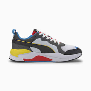 X-RAY Unisex Sneakers, Puma White-Puma Black-Dark Shadow-High Risk Red-Palace Blue, extralarge-IND