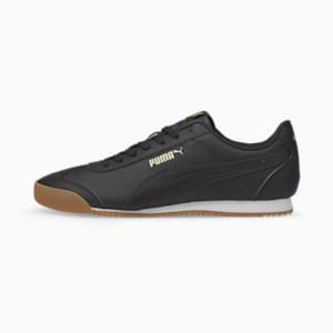 PUMA Turino FSL SoftFoam+ Unisex Shoes, Puma Black-Puma Black-Gum, extralarge-IND