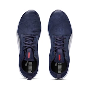 Blast Unisex Running Shoes, Peacoat-Silver-High Risk Red