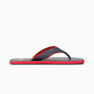 Tsukisho Men's Flip Flops, Peacoat-High Risk Red-Puma White