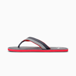 Tsukisho Men's Flip Flops, Peacoat-High Risk Red-Puma White