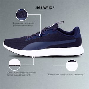 Jigsaw Men's Sneakers, Peacoat-Rhubarb