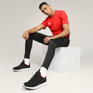 Jigsaw Men's Sneakers, Puma Black-Barbados Cherry