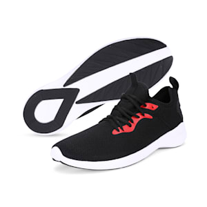 Corode Men's Sneakers, Puma Black-High Risk Red