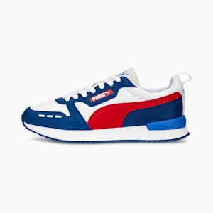 Tenis R78 Runner, PUMA White-For All Time Red-Clyde Royal-Dusky Blue