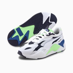 RS-X³ Millenium Unisex Sneakers, Puma White-Peacoat