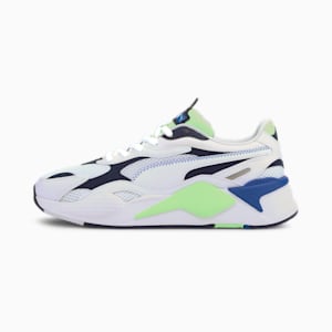 RS-X³ Millenium Unisex Sneakers, Puma White-Peacoat