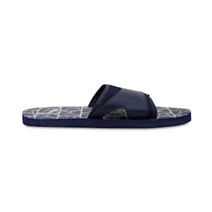 Stellar Unisex Slides, Peacoat-Silver