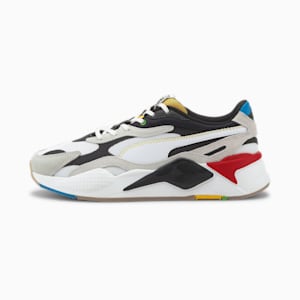 RS-X³ Wh Unisex Sneakers, Puma White-Puma Black