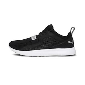 Troy MU Unisex Shoes, Puma Black-Silver, extralarge-IND