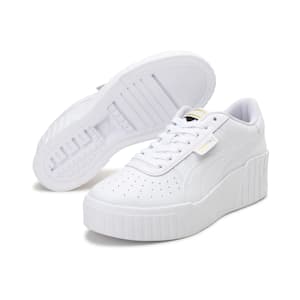 Cali Wedge Women's Sneakers, Puma White-Puma White, extralarge-IND