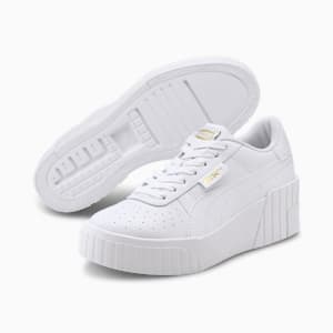 ウィメンズ CALI ウェッジ スニーカー, Puma White-Puma White, extralarge-JPN