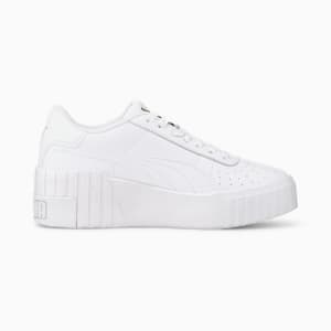 Cali Wedge Women's Sneakers, Puma White-Puma White, extralarge