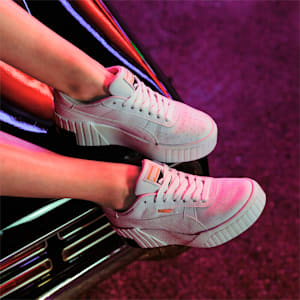 CALI ウェッジ ウィメンズ スニーカー, Puma White-Puma Black